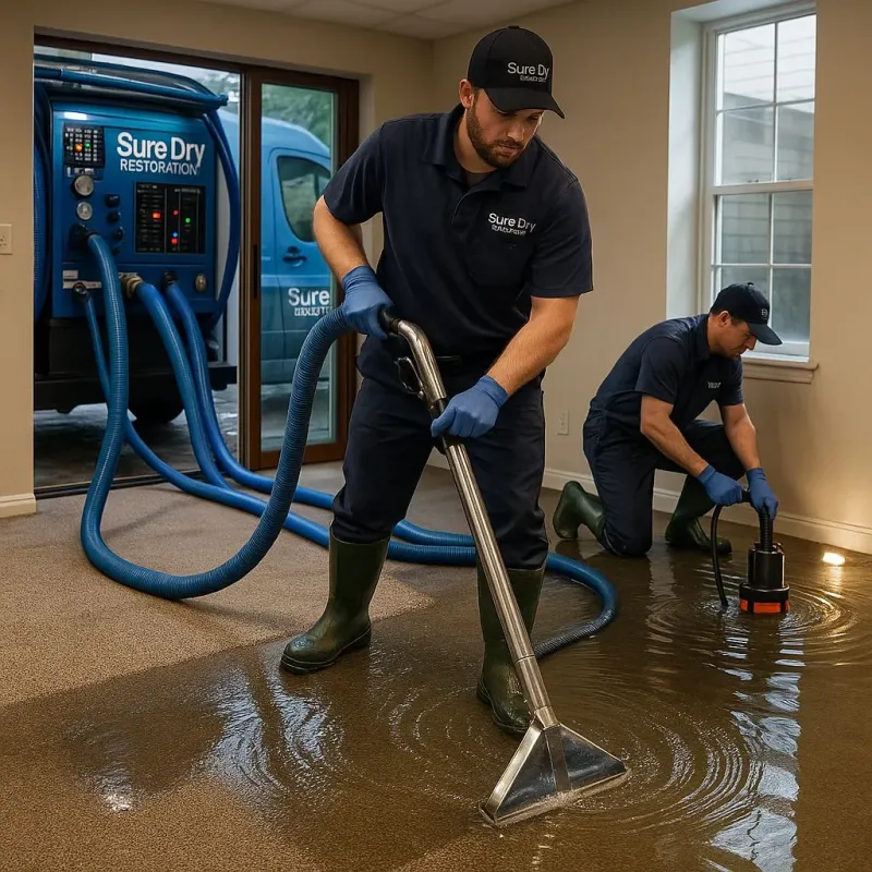 Water Extraction and Removal process in Ishpeming, MI